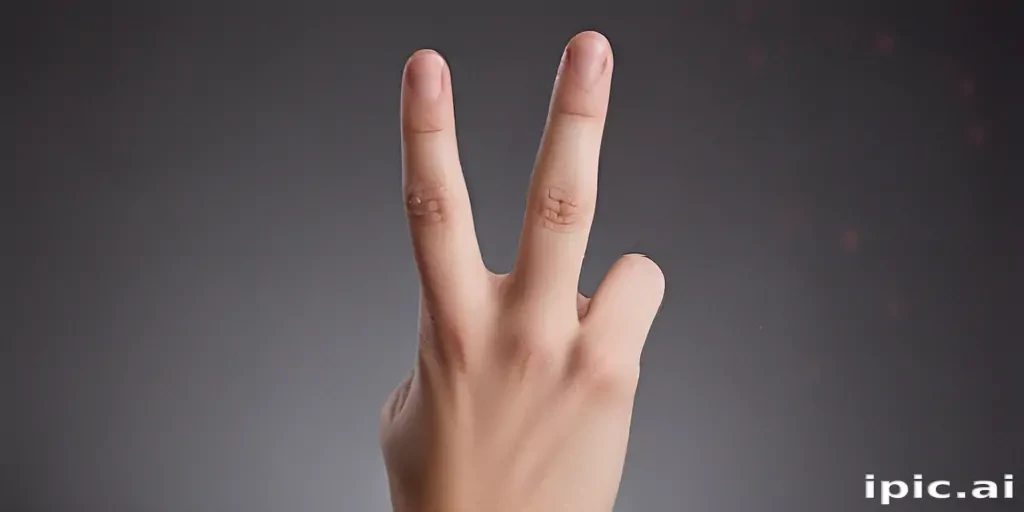 middle finger background