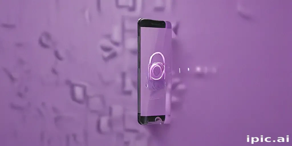 purple lock screen