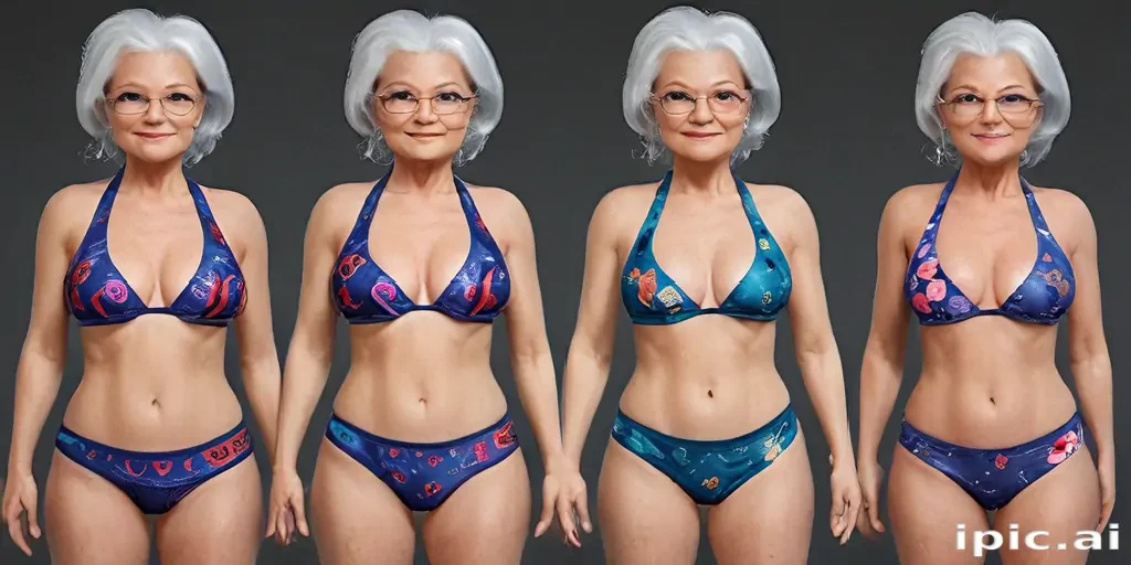 ai granny bikini
