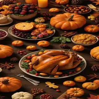 thanksgiving background aesthetic