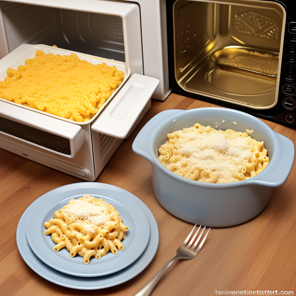 how to make box mac and cheese in the microwave