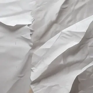 wrinkled paper overlay