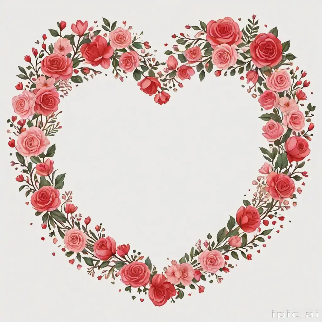 heart border png aesthetic