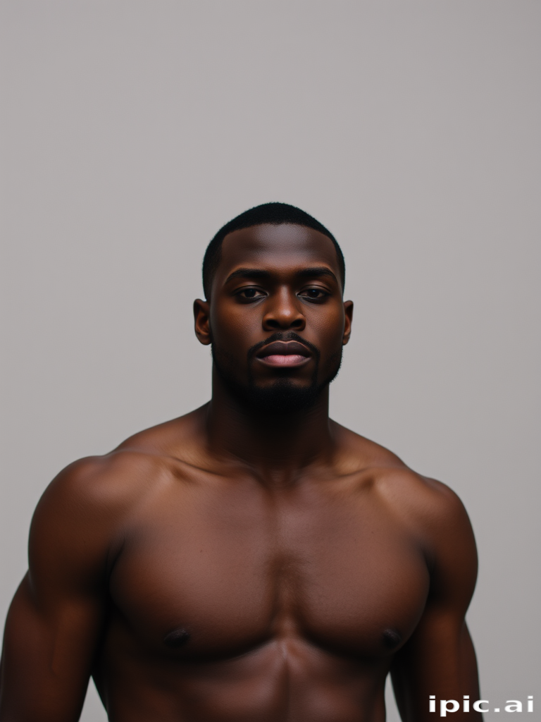 black male shirtless