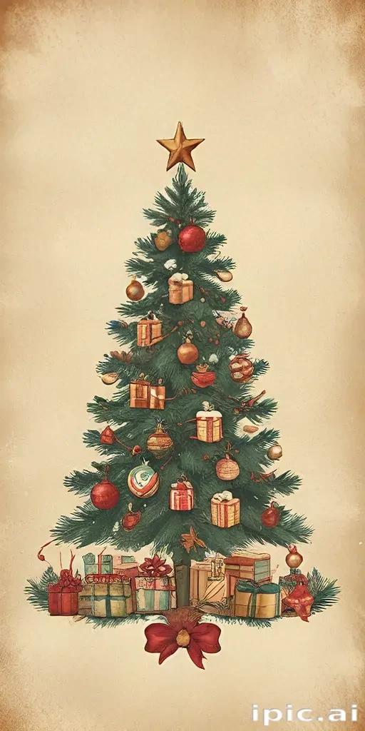 merry christmas vintage