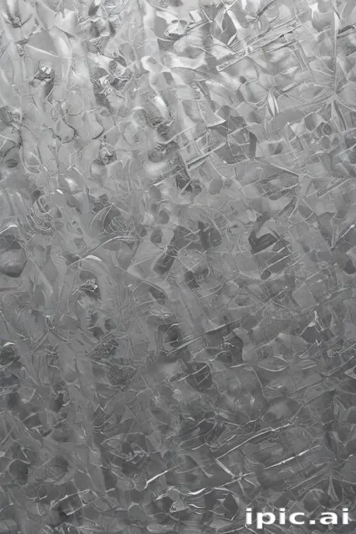 Reflected Glass Pattern Intricate Patterns of Frosted Glass Reflecting Light in a Unique Way