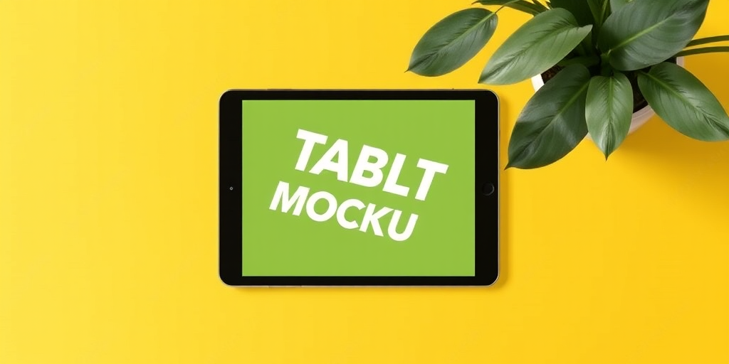 tablet mockup