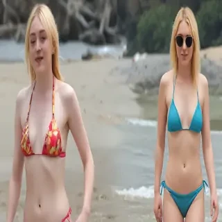 dakota fanning bikini