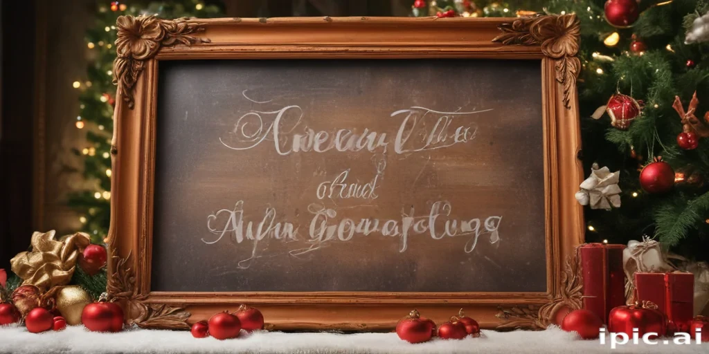 frame for xmas