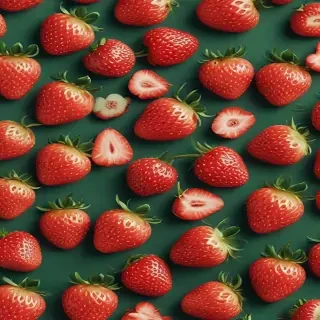 strawberry background aesthetic