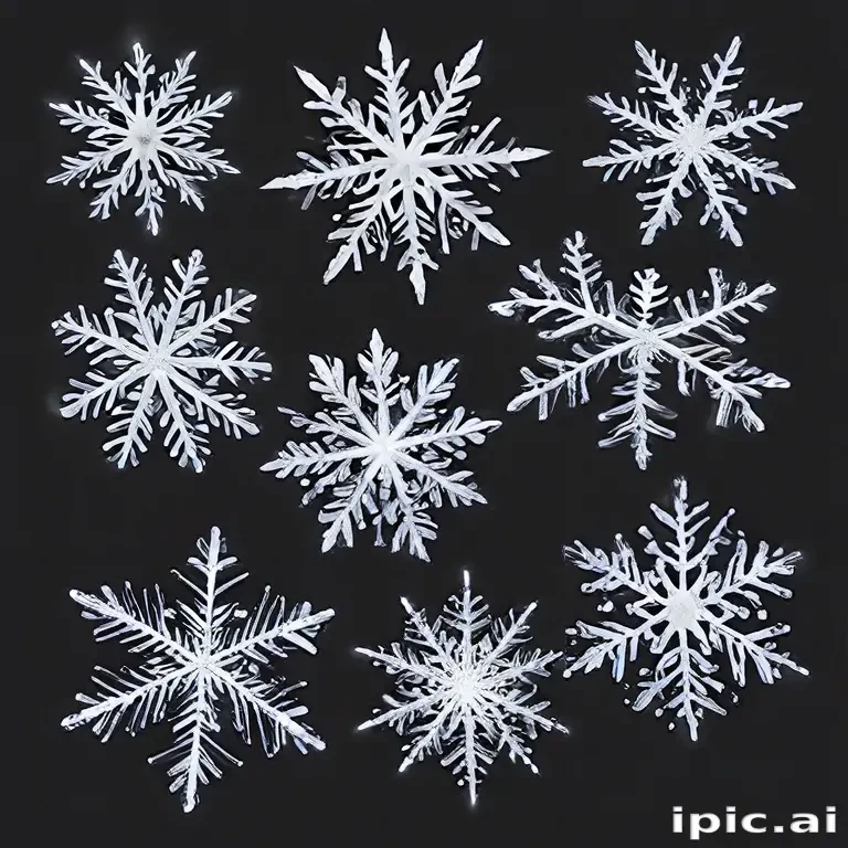 snowflakes png transparent