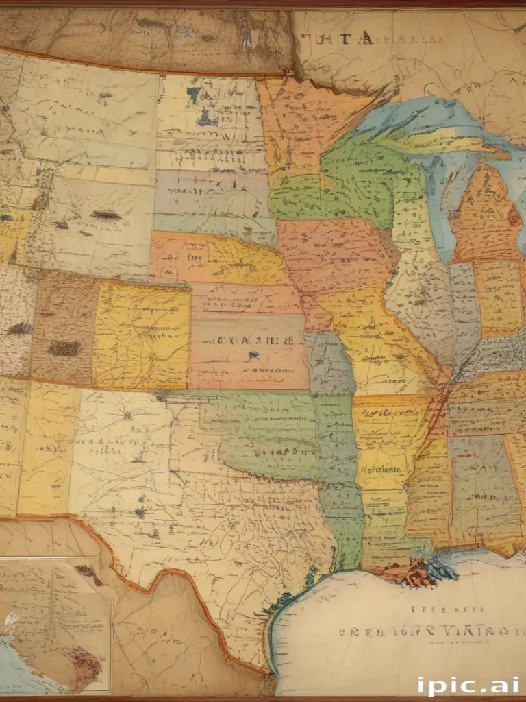 united states map with state names