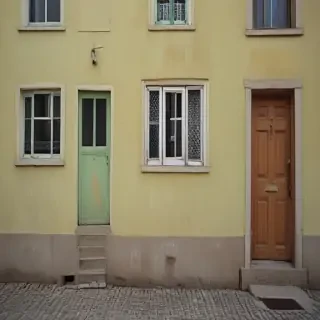 background of the house