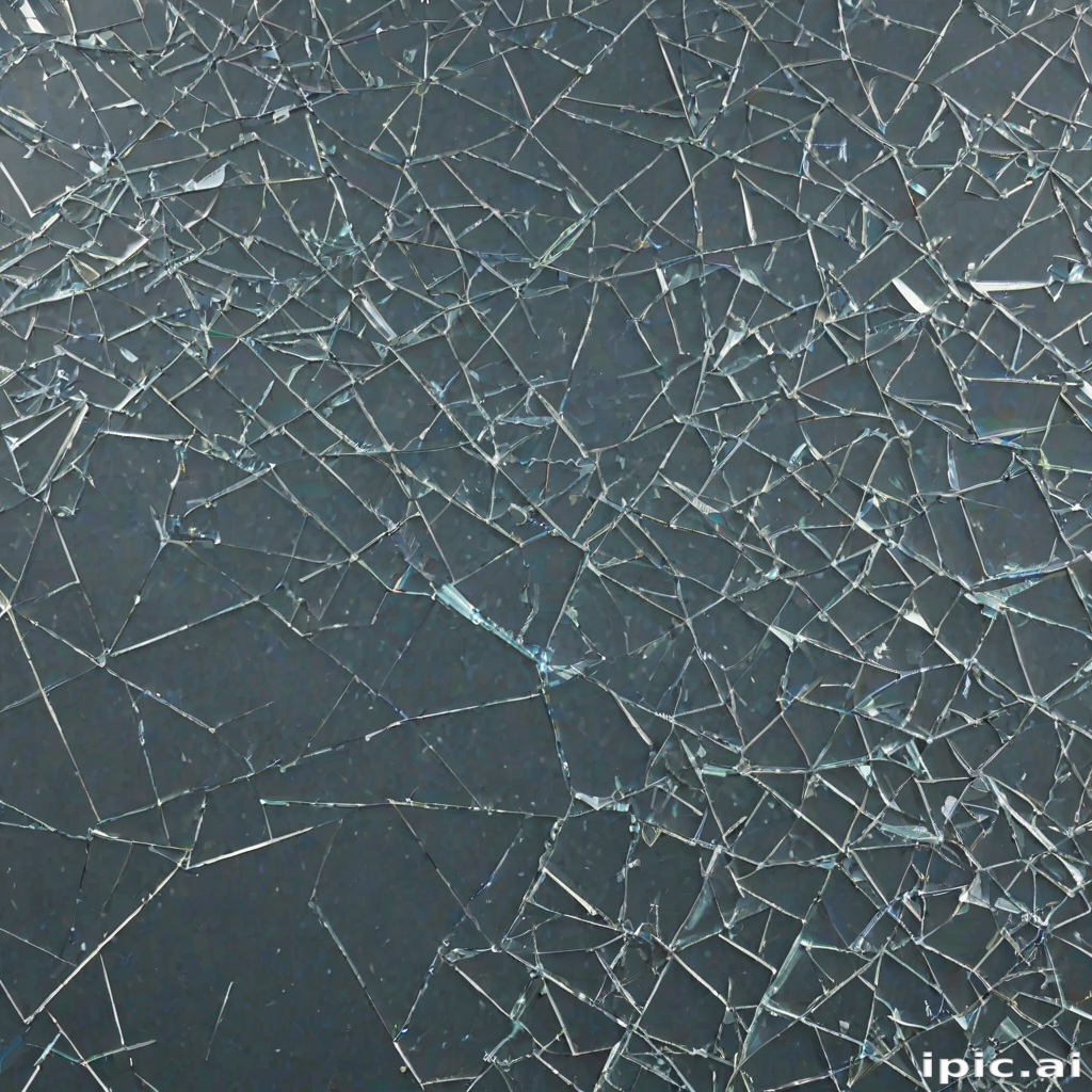 broken glass overlay