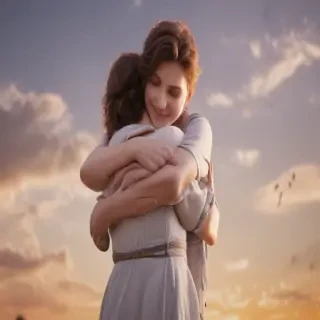 hugging png