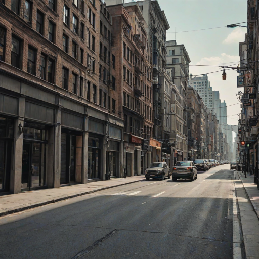 city street background