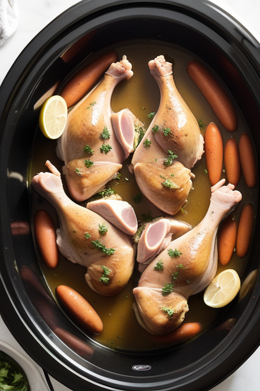 chicken leg quarters crock pot
