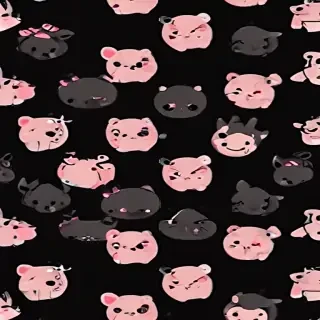 cute black iphone wallpaper