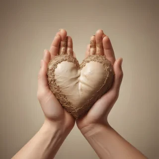 hand heart clipart