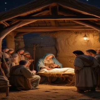 manger scene images free