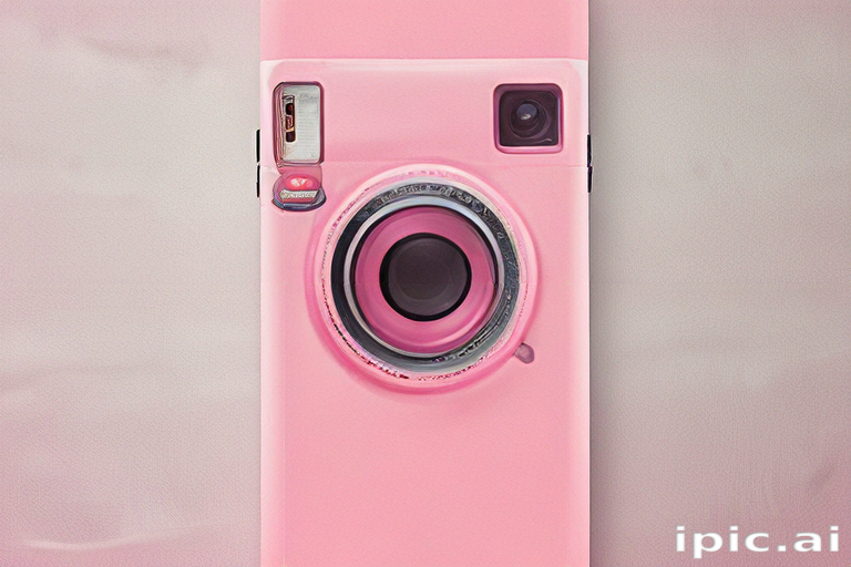 Charming Pink Camera Design Perfect for Creative Photography ...