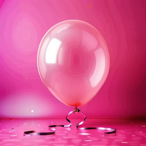 pink balloon background