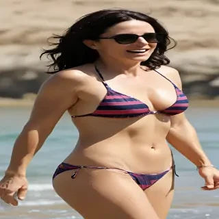 Julia Louis-Dreyfus in bikini