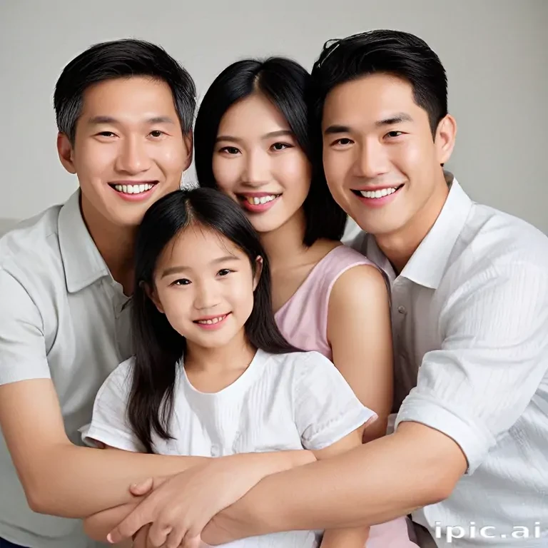 free use asian family