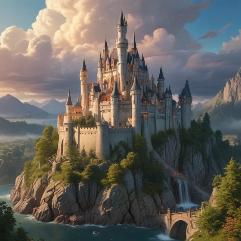 castle in cartoon