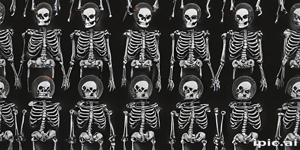 skeleton background