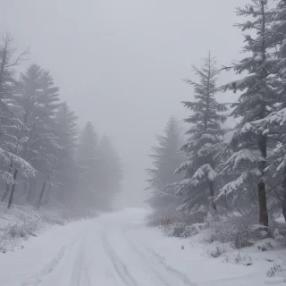 snow falling png