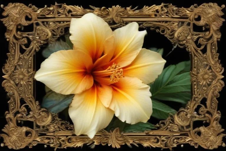 png border flower