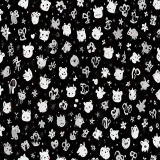 cute backgrounds black