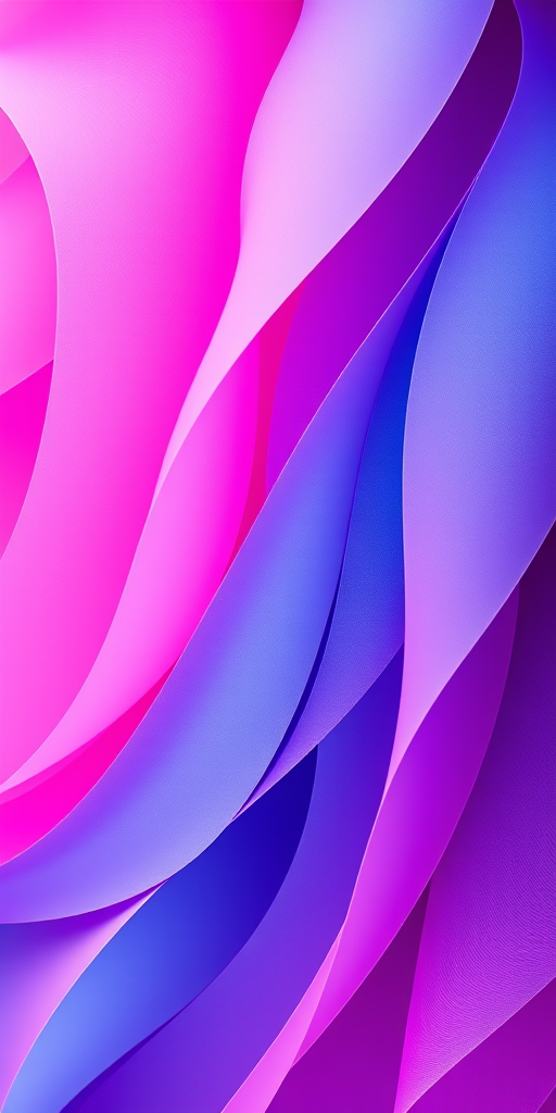 abstract layered design with vibrant pink, blue, and purple colors, close-up view, high-resolution, ISO 100, f/8 aperture, 50mm lens, natural lighting