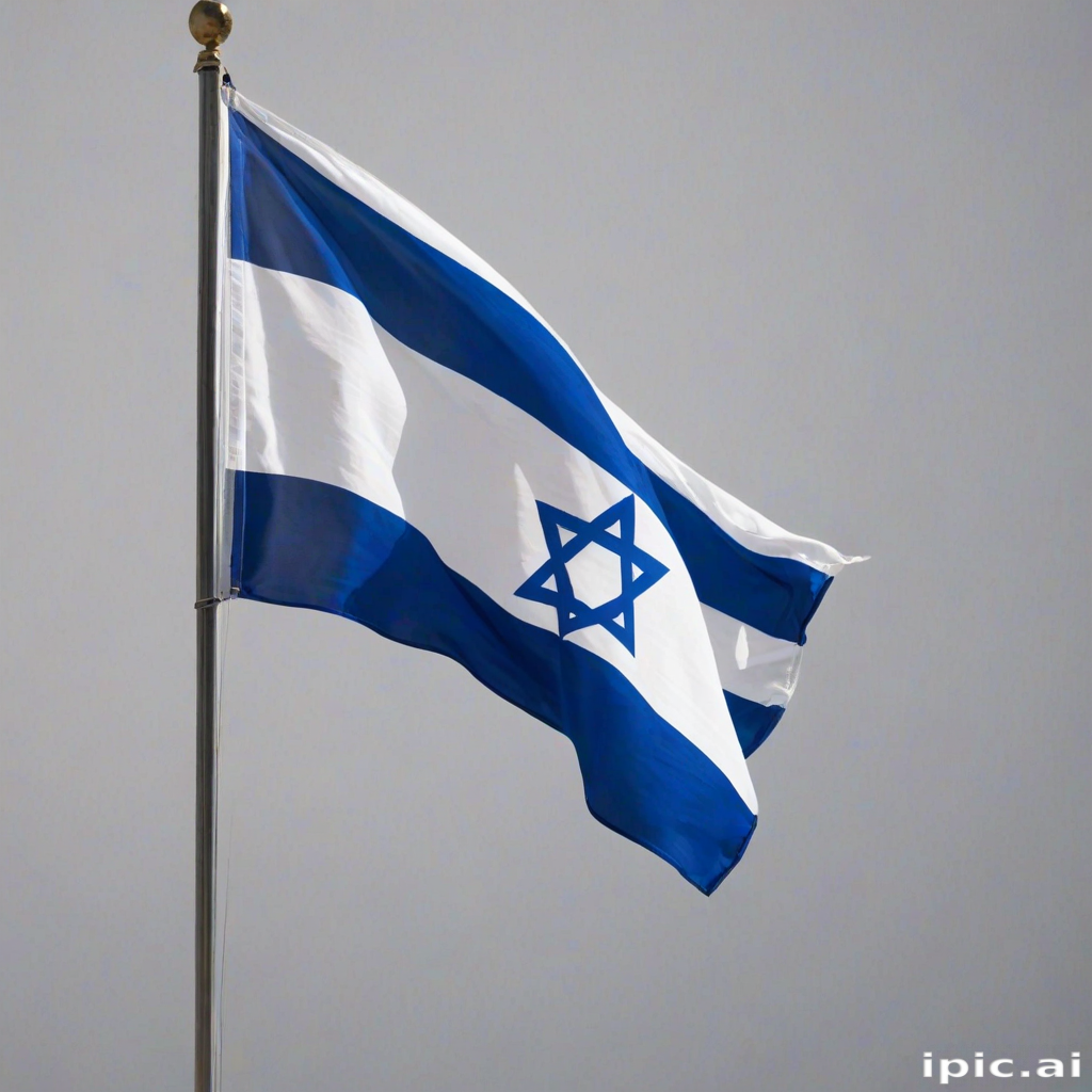 transparent israel flag