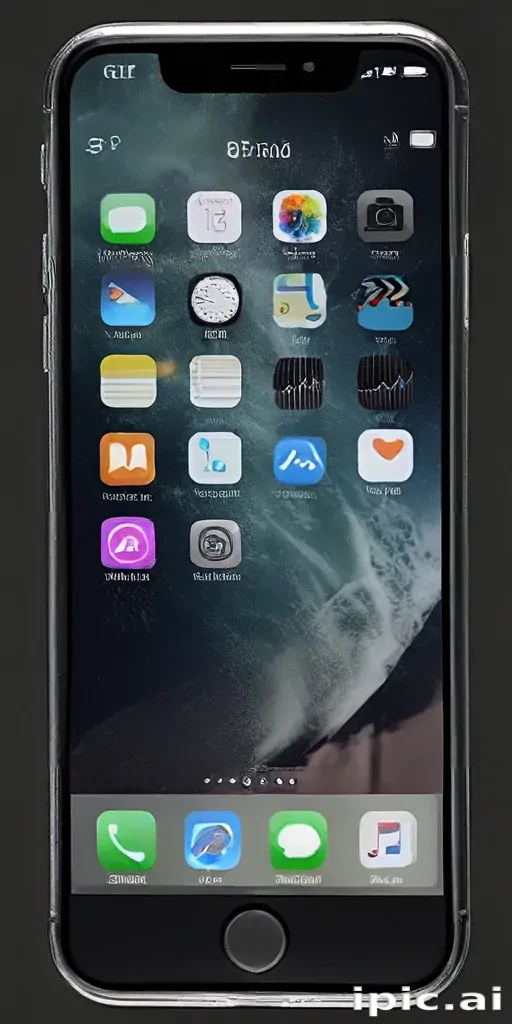 iphone with transparent background