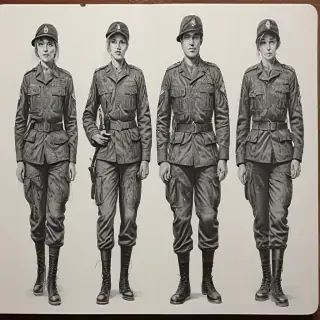 army drawings
