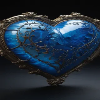 blue heart