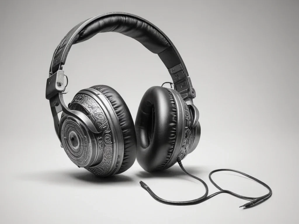 headphones drawing
