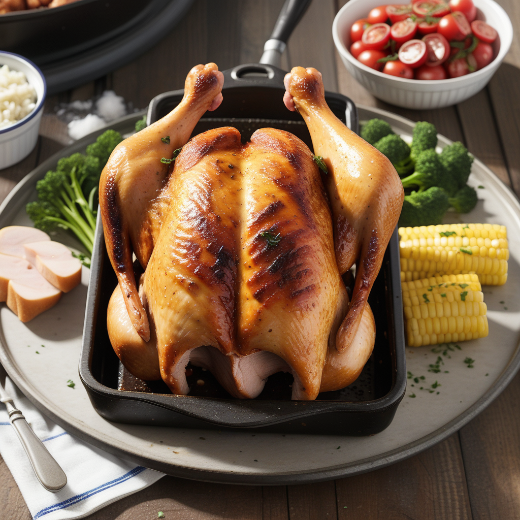 port a pit chicken recipe