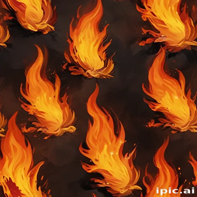 background on fire