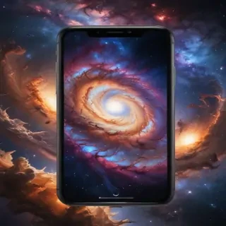 iphone galaxy background