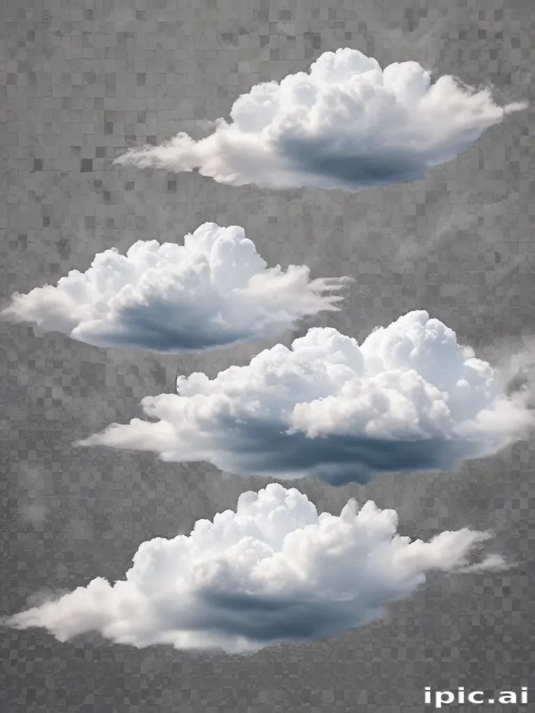 clouds with transparent background