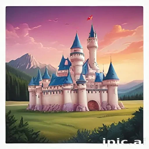 cartoon castle