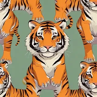 tiger cartoon tiger