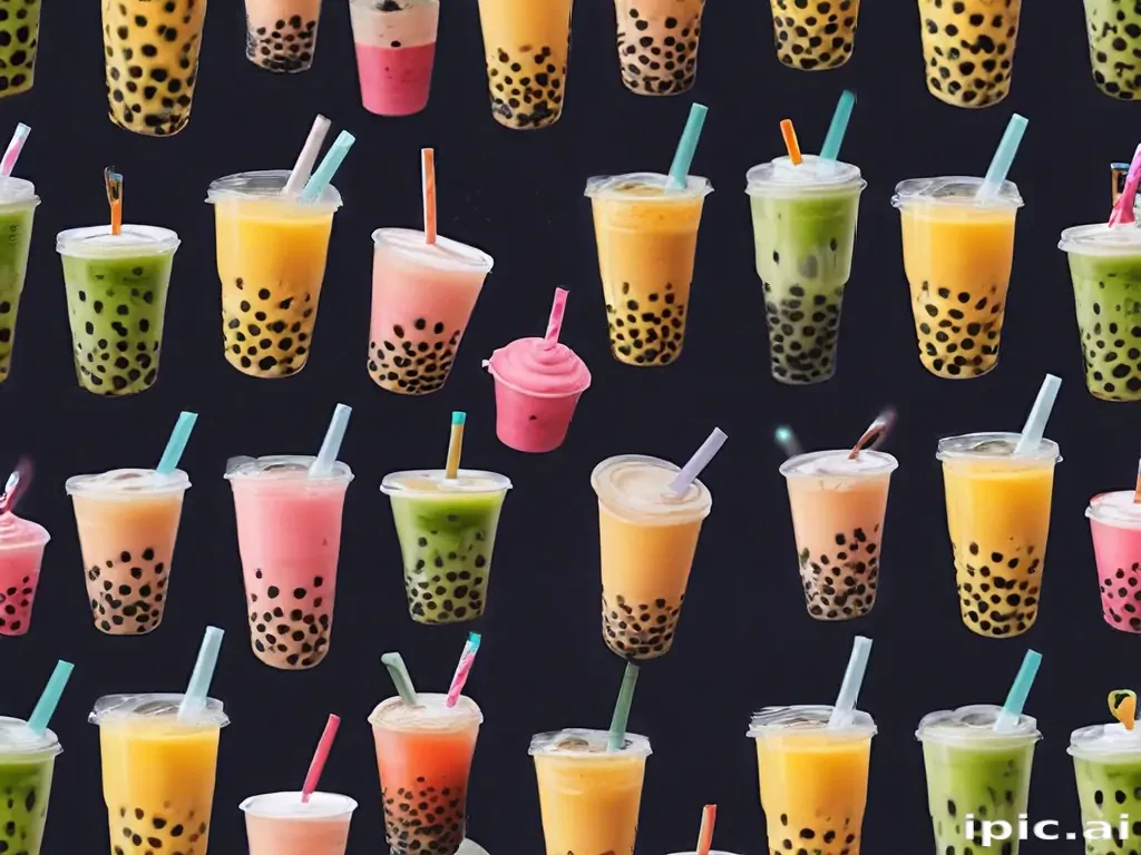 bubble tea background