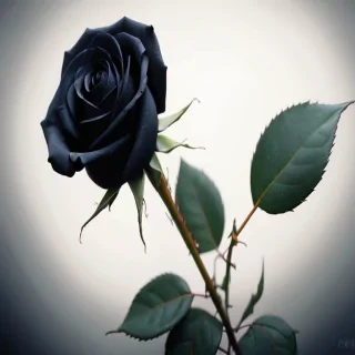 black rose picture
