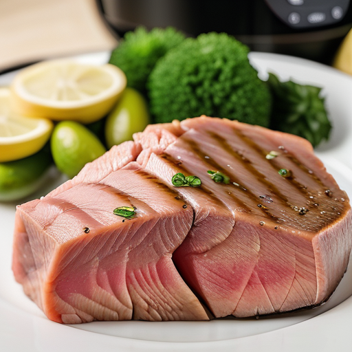 frozen tuna steak in air fryer