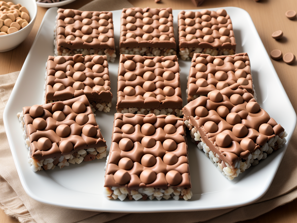 chocolate peanut butter rice krispy treats