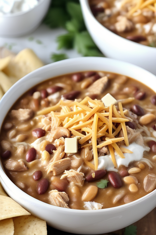slow cooker cream cheese crack chicken chili